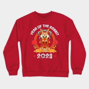 Cute Year Of The Rabbit 2023 Funny Chinese New Year 2023 Crewneck Sweatshirt